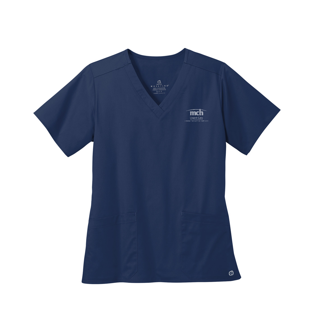 Wink Women's WorkFlex V-Neck Top - Urgent Care — Navy