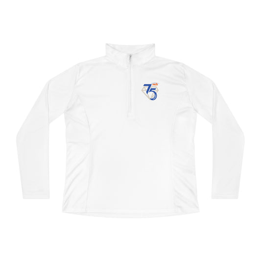 Ladies Quarter-Zip Pullover - 75th Anniversary