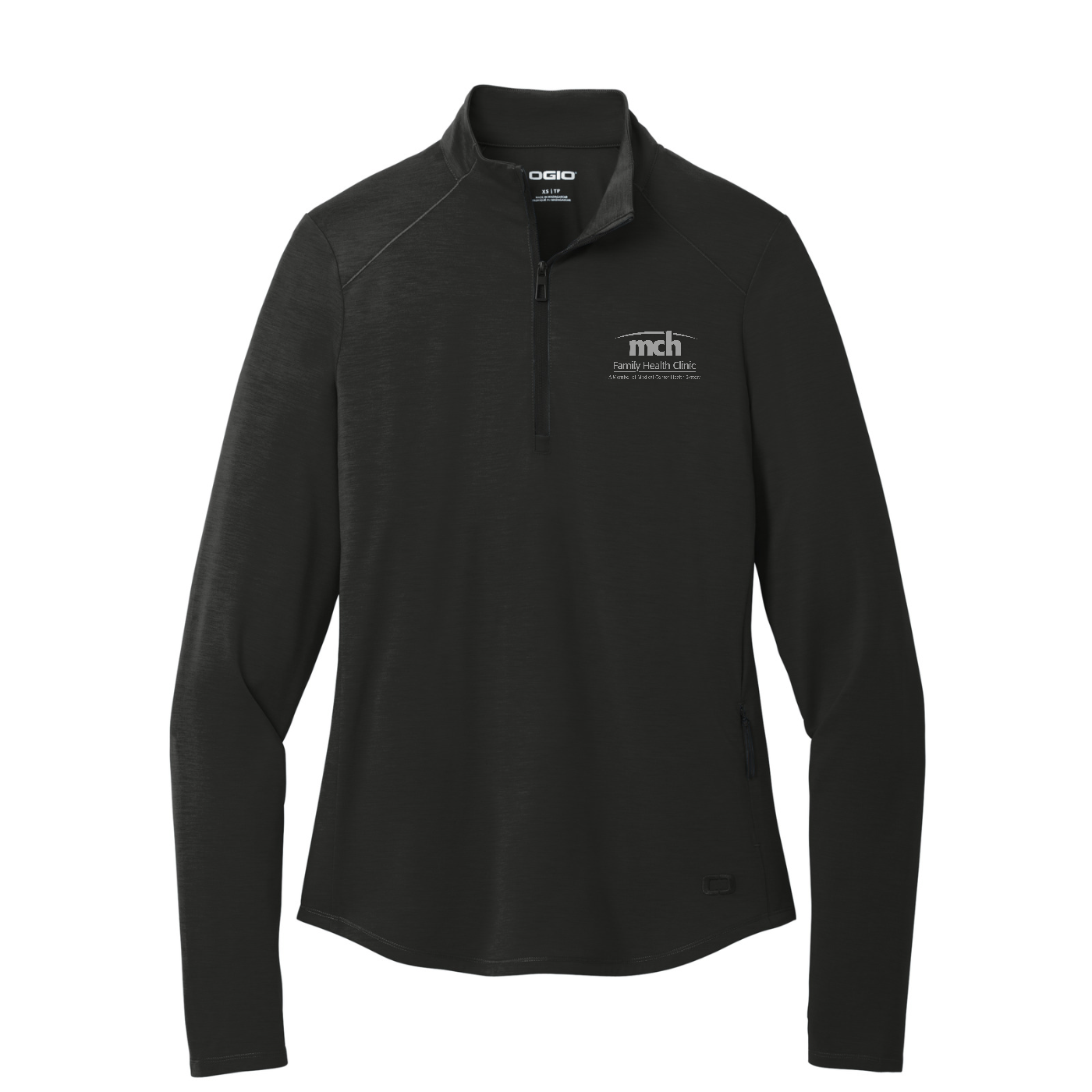 OGIO Women's Motion 1/4-Zip - Family Health — Blacktop