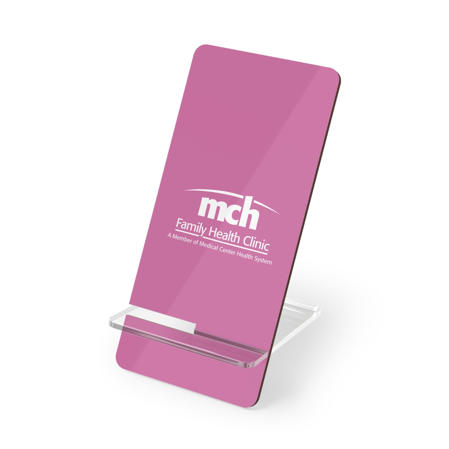 Mobile Display Stand for Smartphones - Family Health Clinic