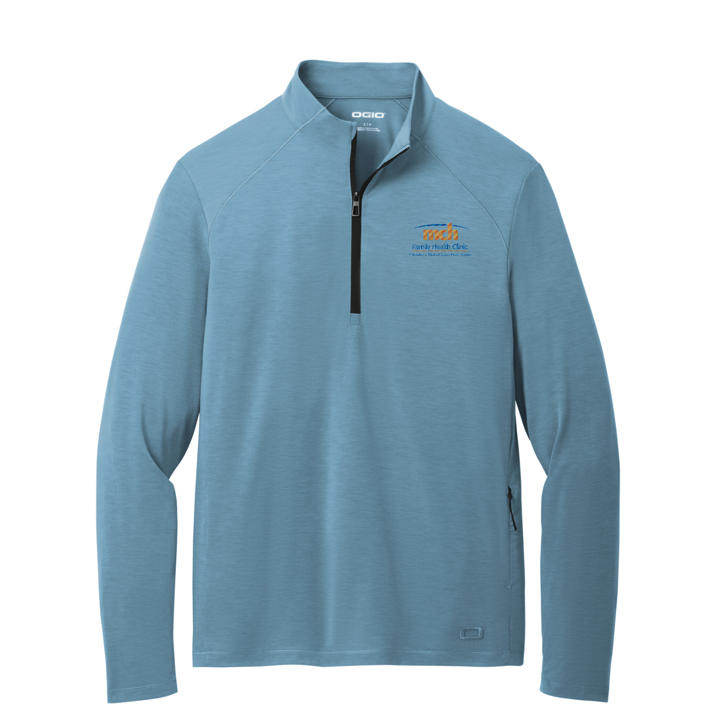 OGIO Motion 1/4-Zip - Family Health — Blue Mist