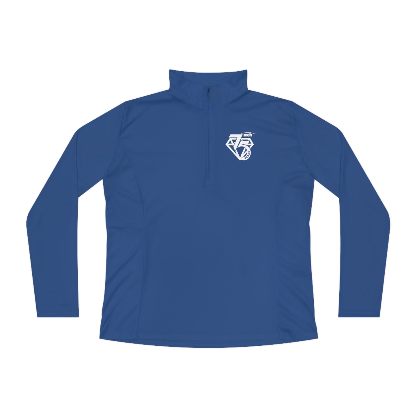 Ladies Quarter-Zip Pullover - 75th Anniversary