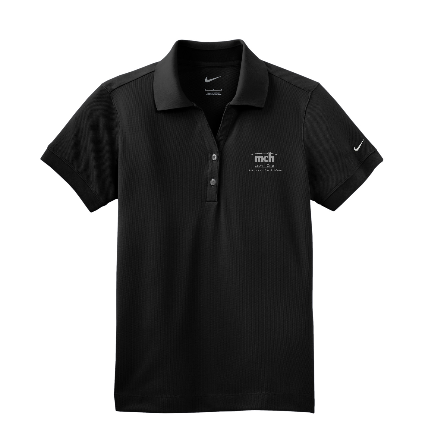 Nike Women's Dri-FIT Classic Polo - Urgent Care — Black