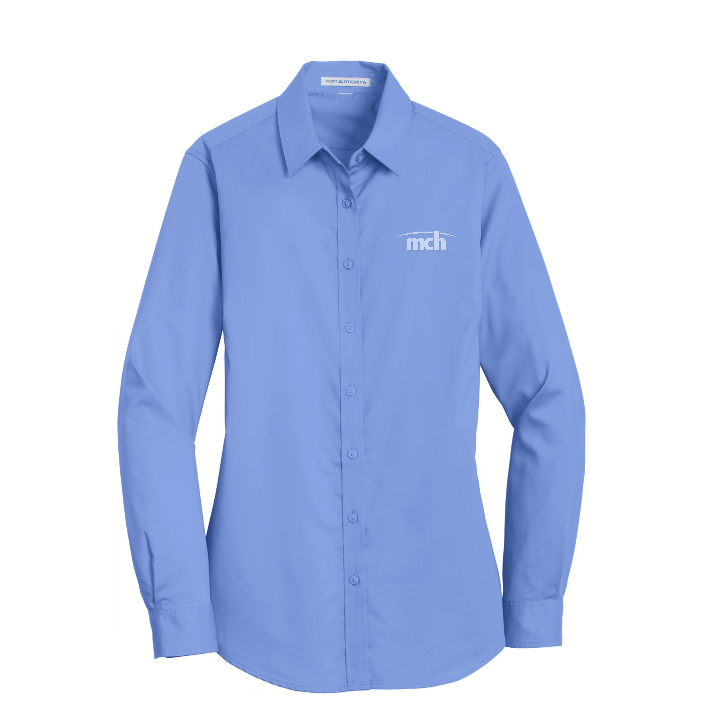 Port Authority Women's SuperPro Twill Shirt — Ultramarine Blue