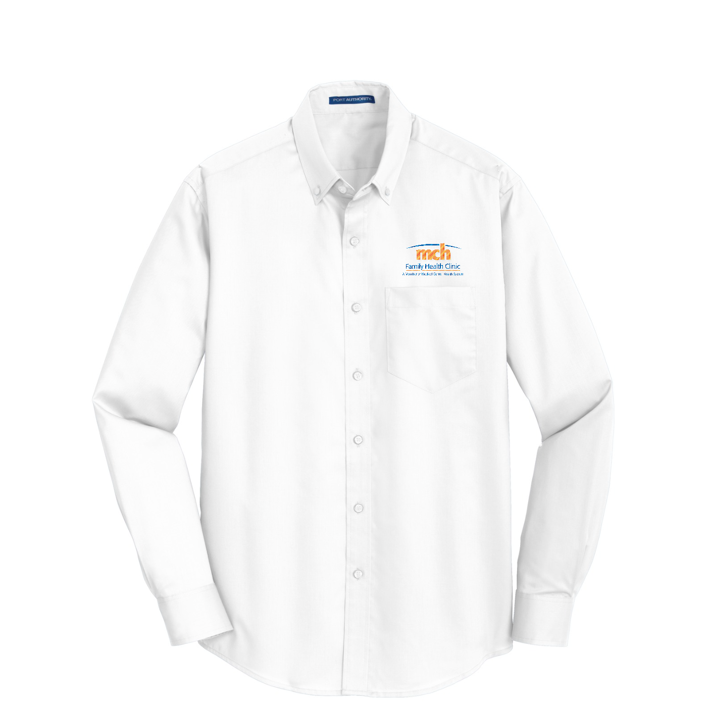 Port Authority SuperPro Twill Shirt - Family Health — White