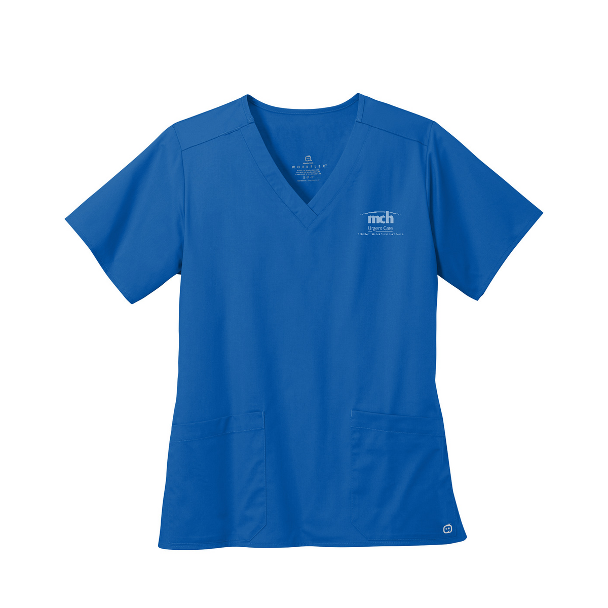 Wink Women's WorkFlex V-Neck Top - Urgent Care — Royal