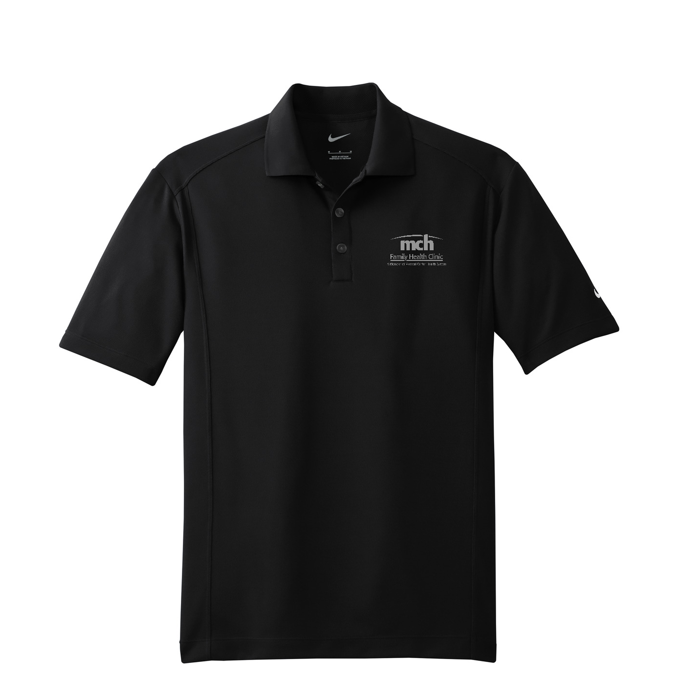 Nike Dri-FIT Classic Polo - Family Health Clinic — Black