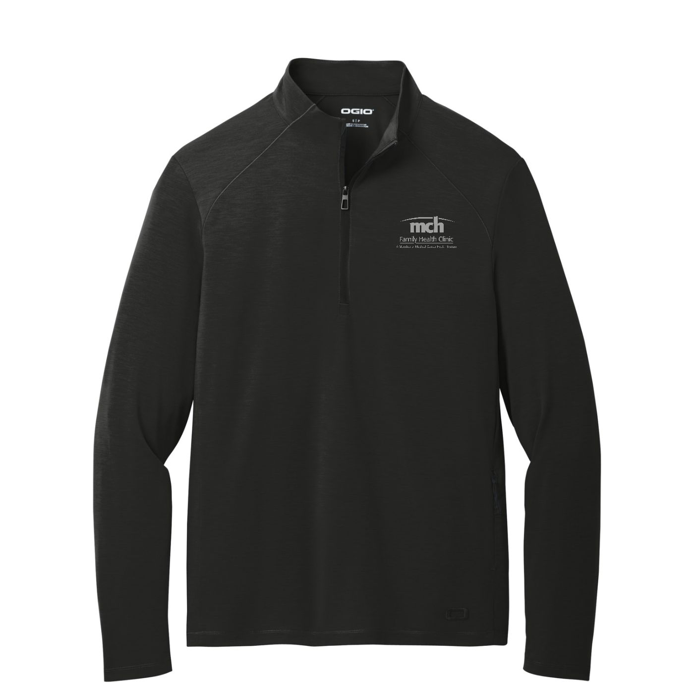 OGIO Motion 1/4-Zip - Family Health — Blacktop