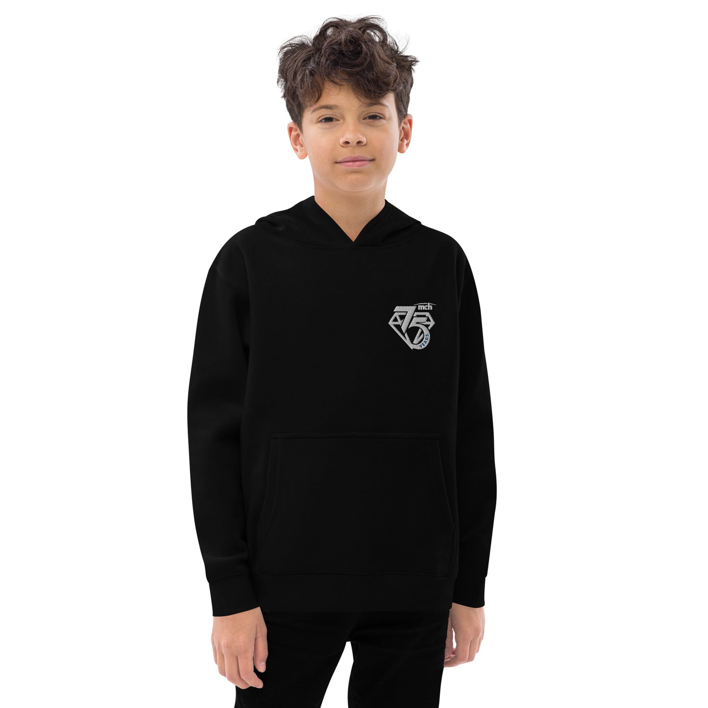 Kids fleece hoodie - 75th Anniversary