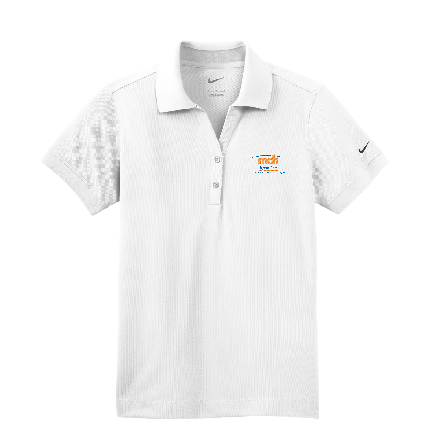 Nike Women's Dri-FIT Classic Polo - Urgent Care — White