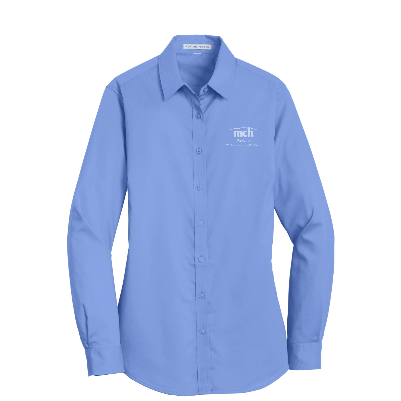 Port Authority Women's SuperPro Twill Shirt - ProCare — Ultramarine Blue