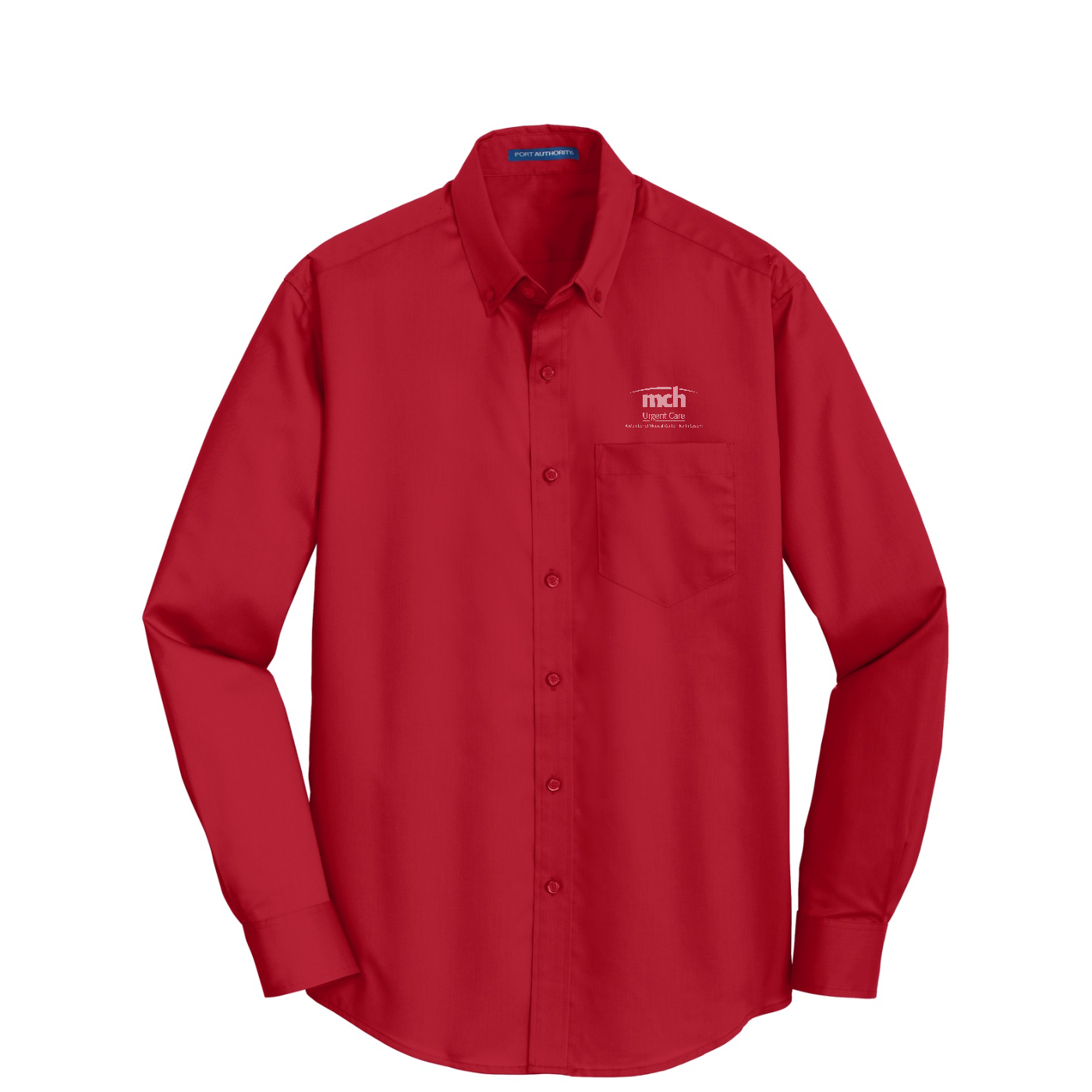 Port Authority SuperPro Twill Shirt - Urgent — Rich Red