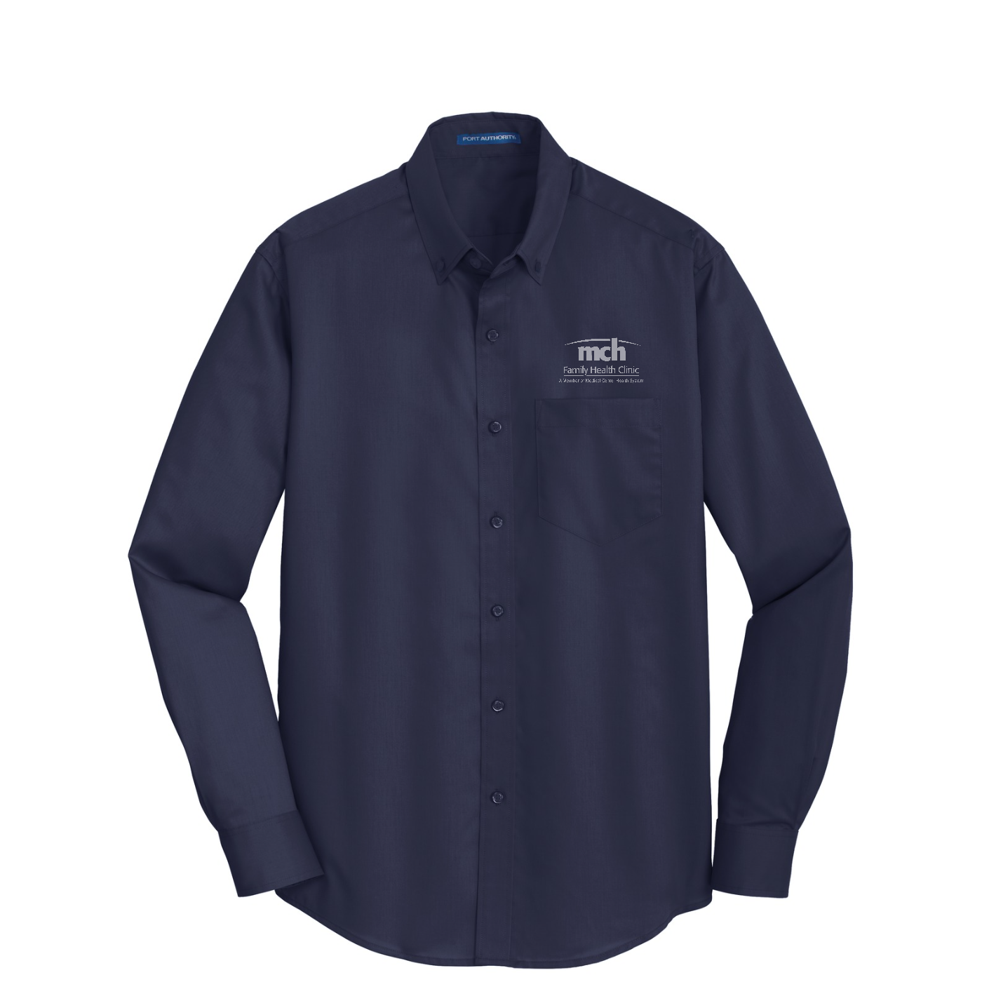 Port Authority SuperPro Twill Shirt - Family Health — True Navy