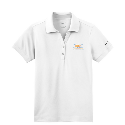 Nike Women's Dri-FIT Classic Polo - Family Health Clinic — White