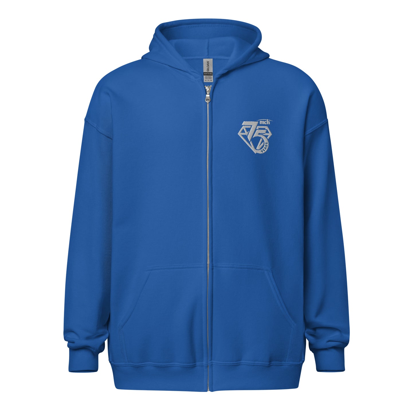 Unisex heavy blend zip hoodie - 75th Anniversary