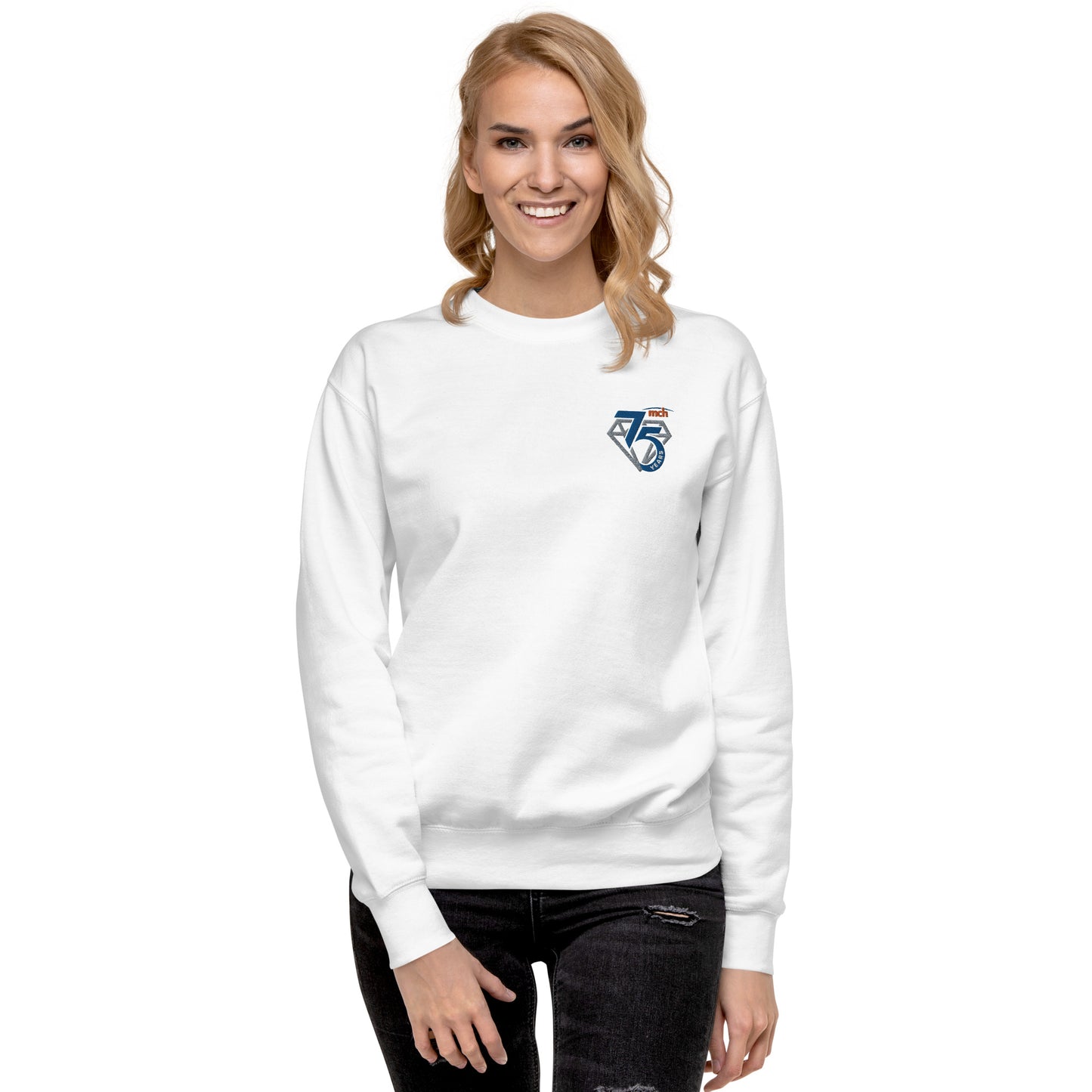 Unisex Premium Sweatshirt (fitted cut) - 75th Anniversary