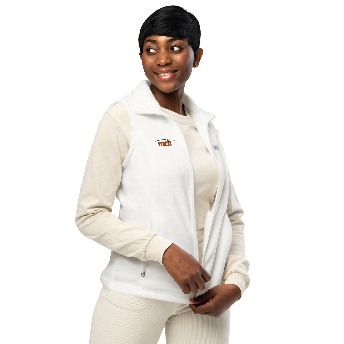 Columbia | Women's Zip-up Vest - Medical Center Health System Store