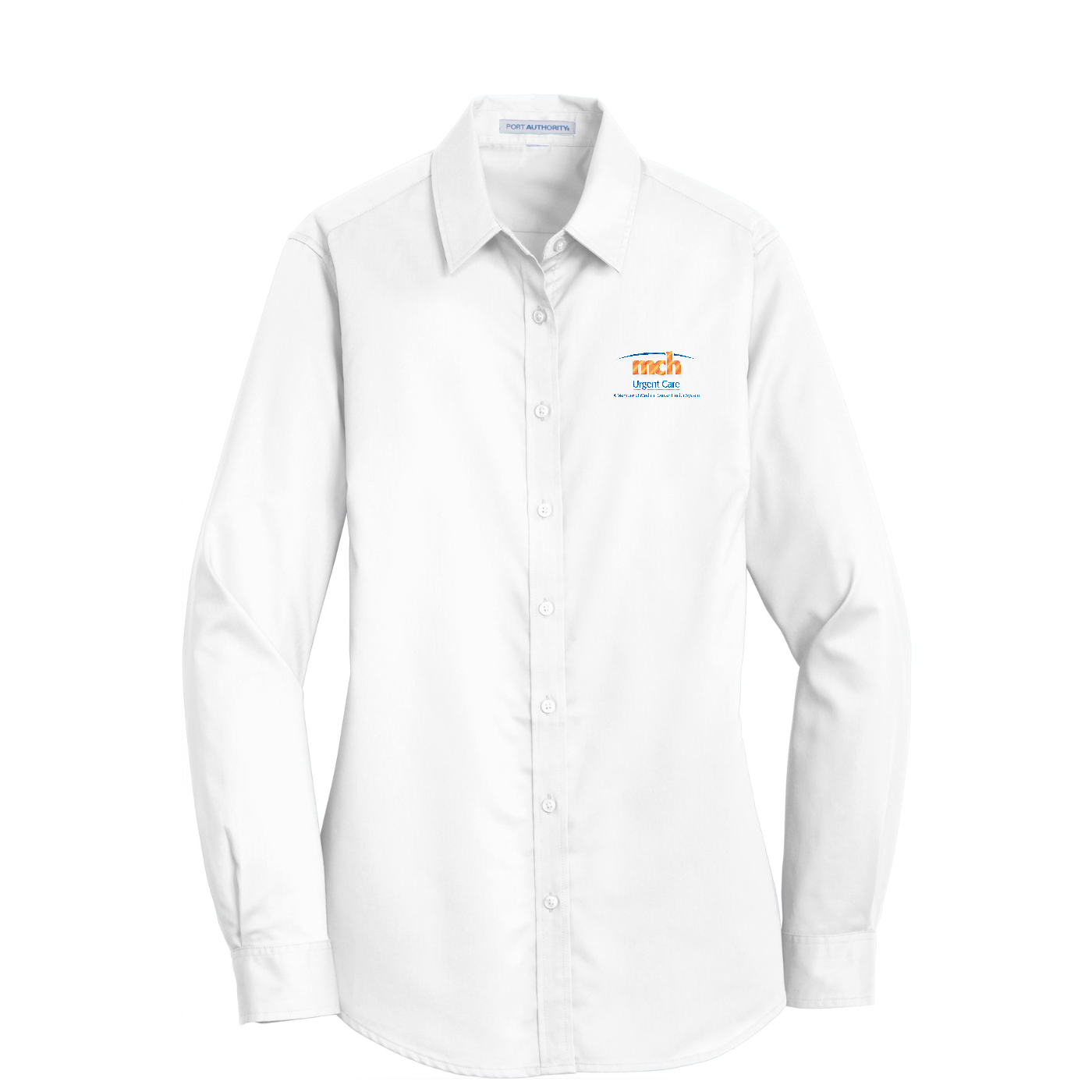 Port Authority Women's SuperPro Twill Shirt - Urgent Care — White
