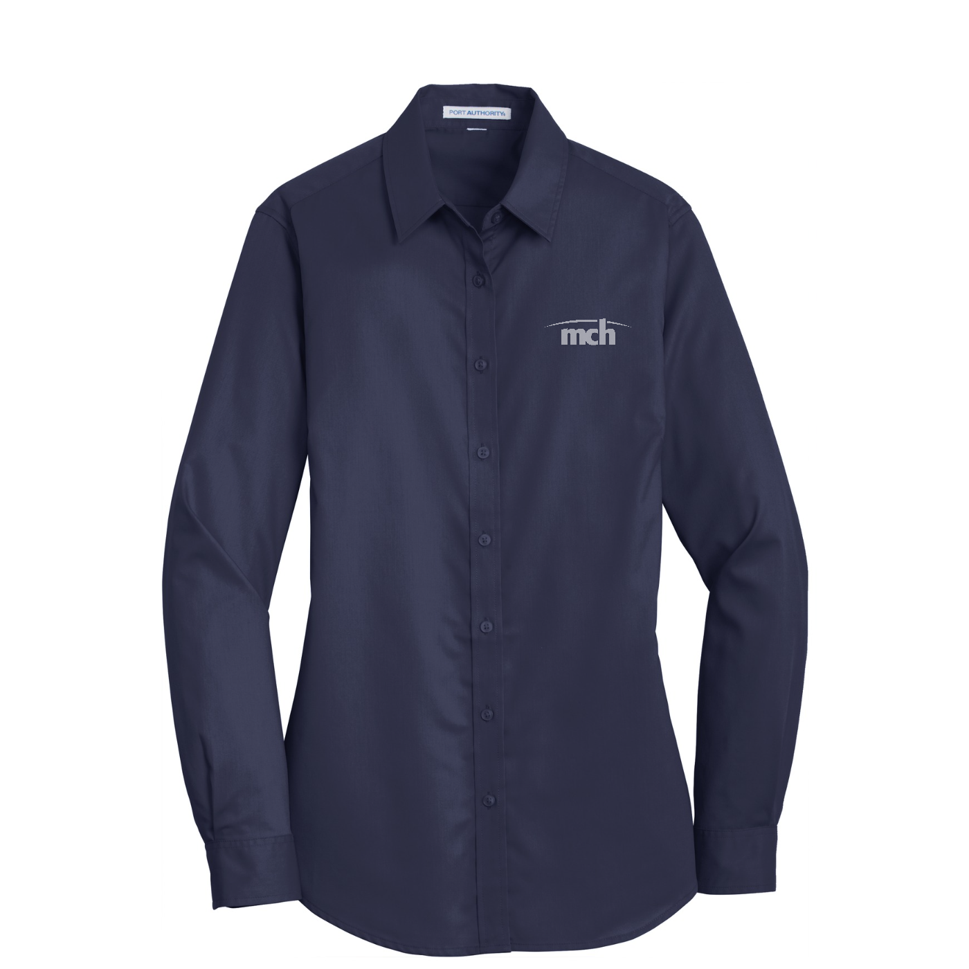 Port Authority Women's SuperPro Twill Shirt — True Navy